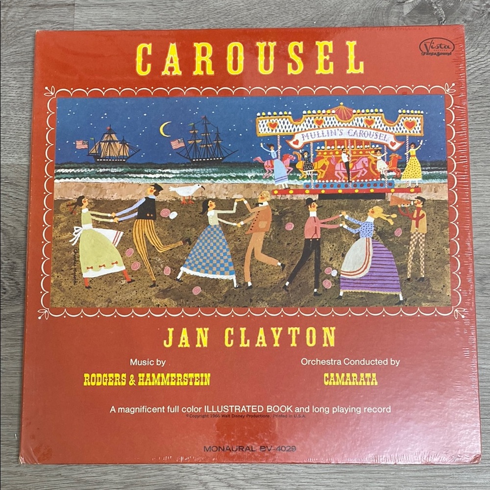 Carousel Vintage Vinyl Record